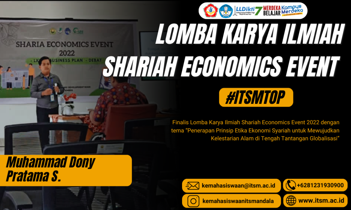 LOMBA KARYA ILMIAH SHARIAH ECONOMICS EVENT 2022