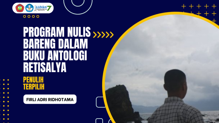 Program Nulis Bareng dalam buku Antologi RETISALYA