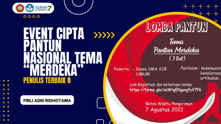 EVENT CIPTA PANTUN NASIONAL TEMA “MERDEKA”