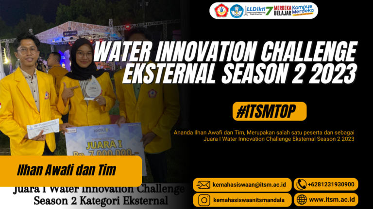 WATER INNOVATION CHALLENGE EKSTERNAL SEASON 2 2023