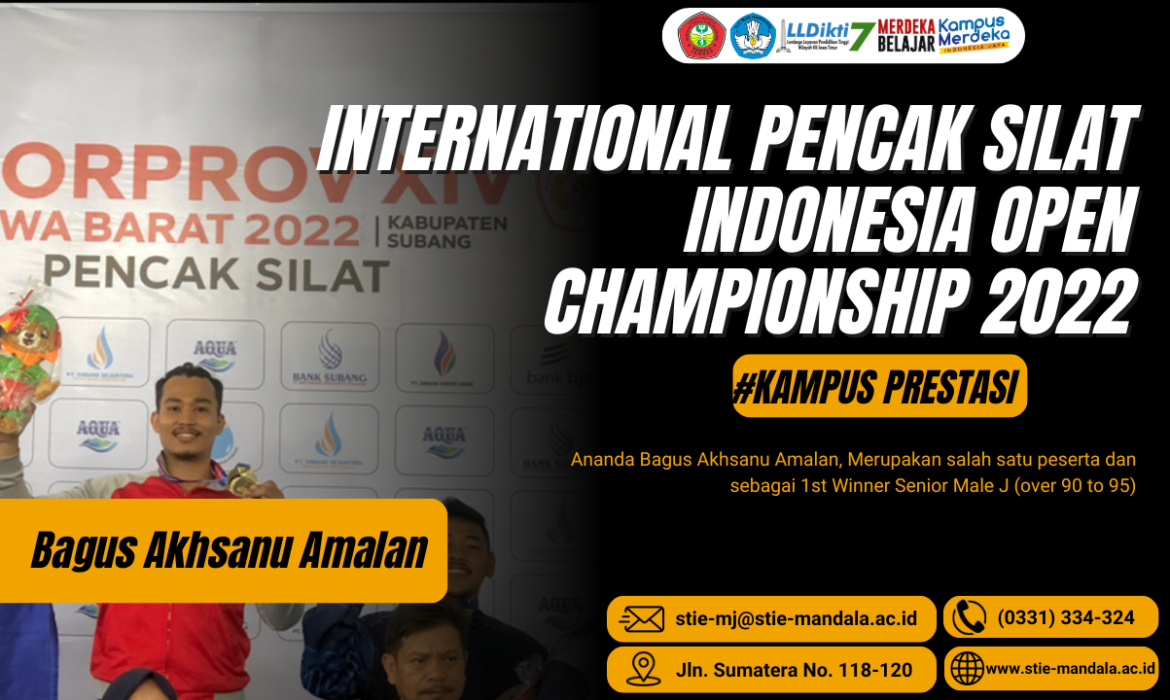 INTERNATIONAL PENCAK SILAT INDONESIA OPEN CHAMPIONSHIP 2022