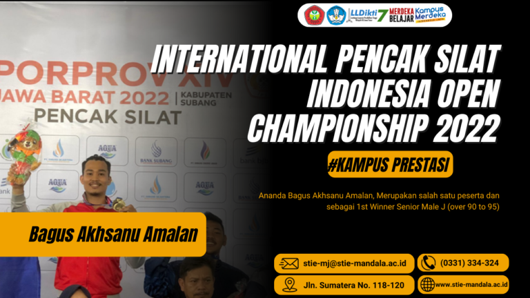 INTERNATIONAL PENCAK SILAT INDONESIA OPEN CHAMPIONSHIP 2022