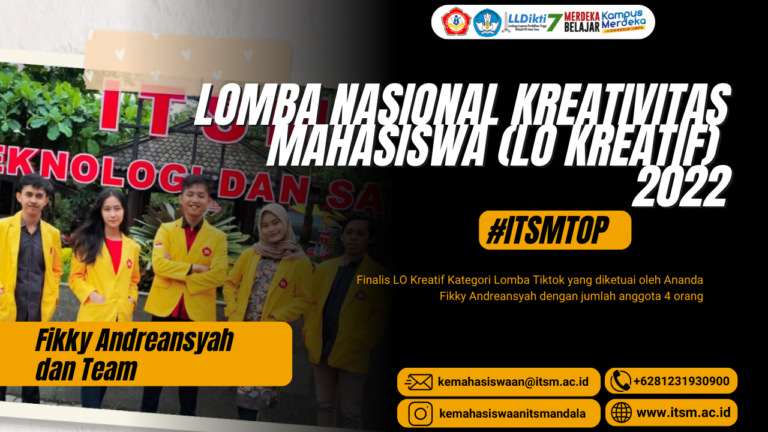 Lomba Nasional Kreativitas Mahasiswa (LO KREATIF) 2022