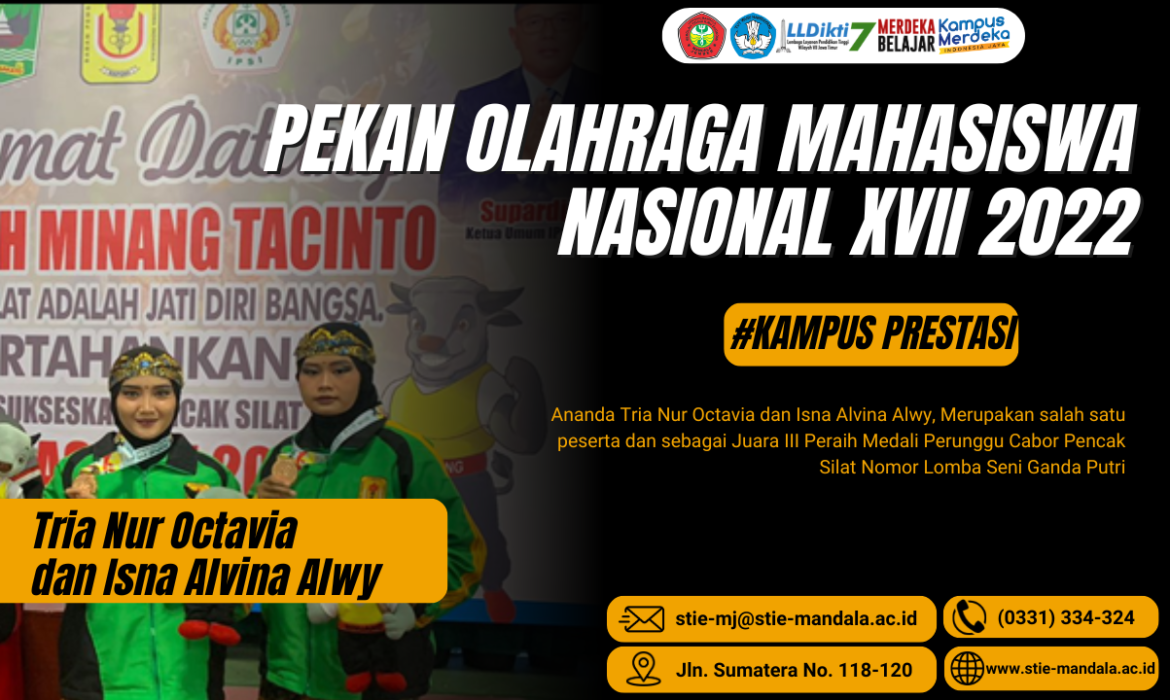 PEKAN OLAHRAGA MAHASISWA NASIONAL XVII 2022