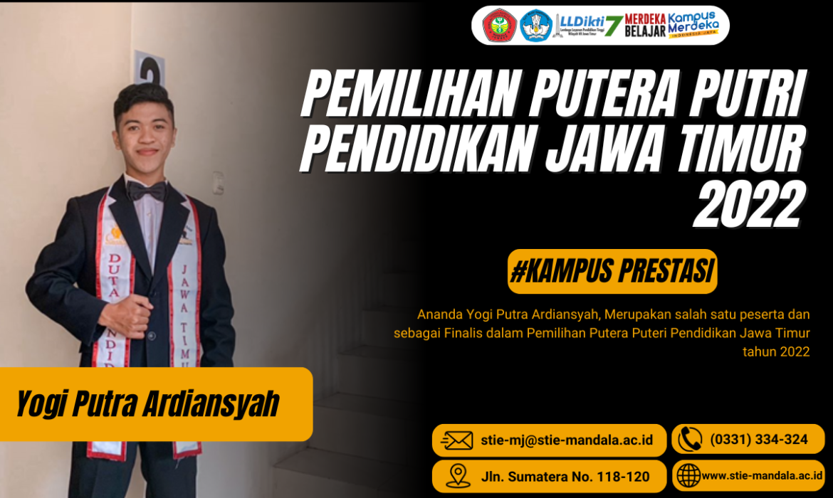 PEMILIHAN PUTERA PUTRI PENDIDIKAN JAWA TIMUR 2022