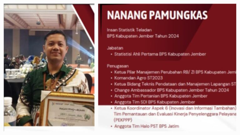 Alumni ITSM Insan Statistik Teladan di BPS