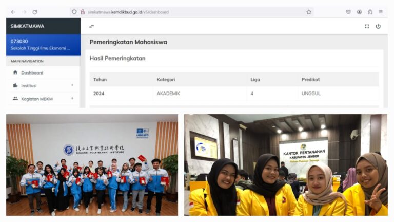 ITSM PERINGKAT UNGGUL KEGIATAN MAHASISWA BIDANG AKADEMIK TAHUN 2024