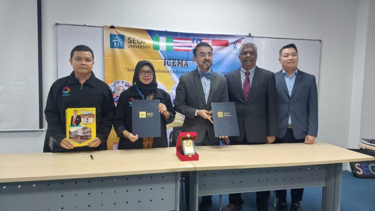 FEB ITSM  Perkuat Kolaborasi Global melalui Konferensi Internasional dan Penandatanganan MoU MoA dengan SEGi University