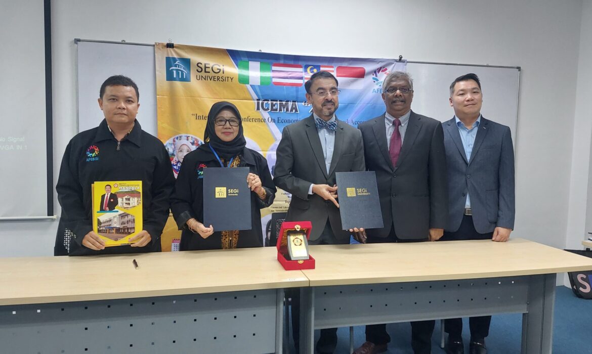 FEB ITSM  Perkuat Kolaborasi Global melalui Konferensi Internasional dan Penandatanganan MoU MoA dengan SEGi University