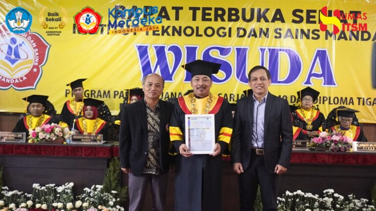 ITSM Terima Sertifikat ISO 21001:2018 dari PT. Sakti Indonesia dalam Wisuda Tahap I Tahun 2025