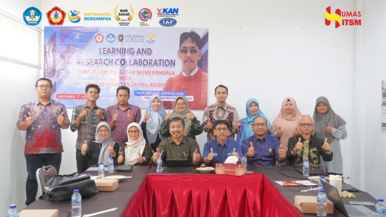 ITSM Perkuat Riset Internasional Lewat Kolaborasi dengan Universiti Sultan Zainal Abidin