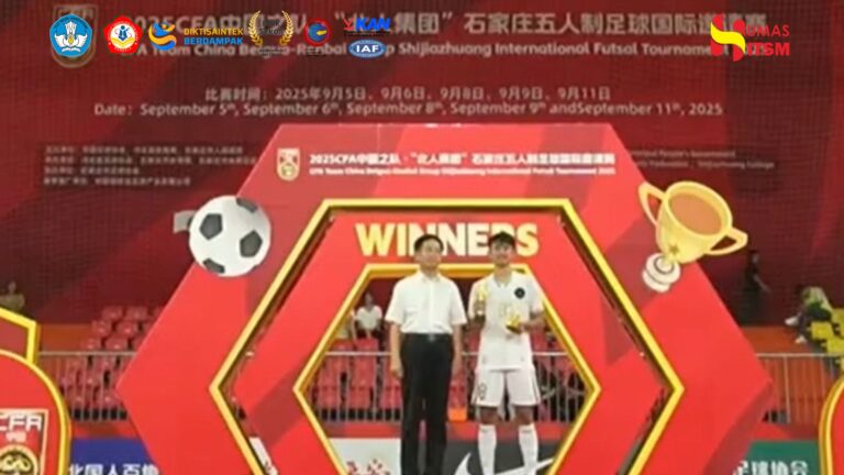 Mahasiswa ITSM Raih Predikat Top Score dan Best Player di CFA International Futsal Tournament 2025, China