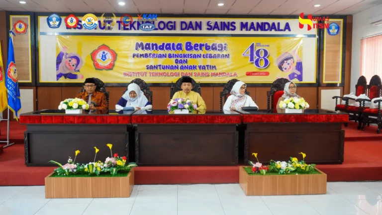 Mandala Berbagi: ITSM Salurkan 150 Bingkisan Lebaran dan Santunan untuk 200 Anak Yatim Piatu