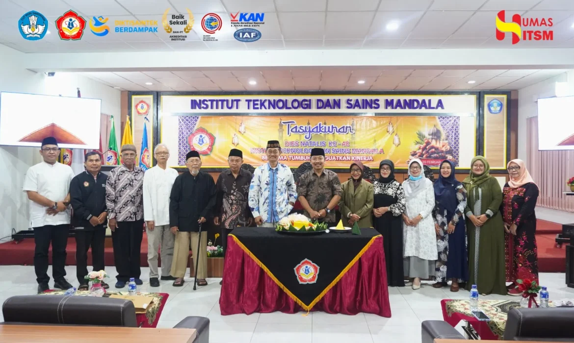 Tasyakuran Dies Natalis ke-48 ITSM: Khidmat dan Penuh Kebersamaan di Bulan Ramadan