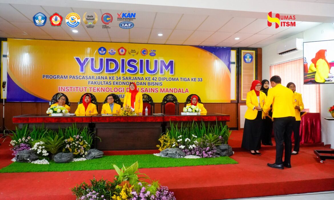 FEB ITSM SUKSES GELAR YUDISIUM PERIODE PERTAMA PROGRAM PASCASARJANA KE-14, SARJANA KE-43, DAN DIPLOMA TIGA KE-33.