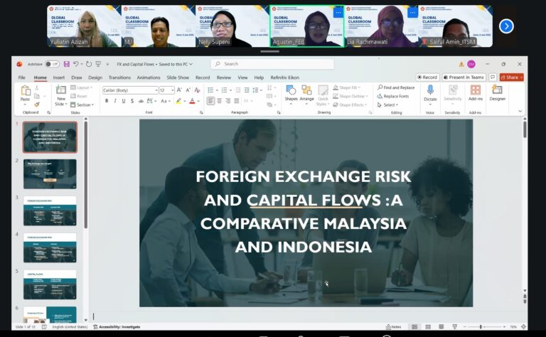 FAKULTAS EKONOMI DAN BISNIS ITSM, GELAR GLOBAL CLASSROOM BERSAMA UniSZA MALAYSIA